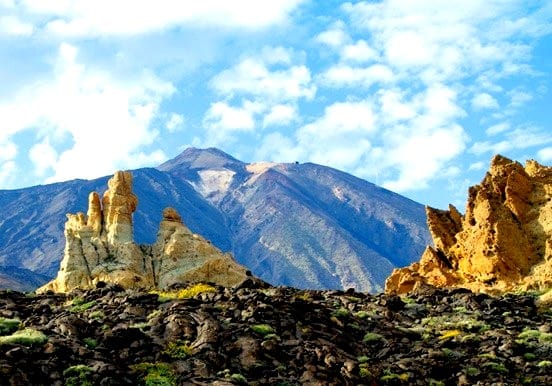 Impressive rock formation on Teide