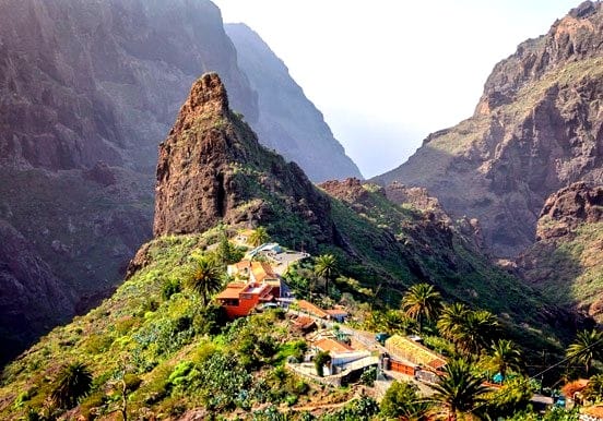 Amazing Masca gorge in Tenerife