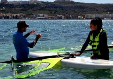 Learn how to windsurf in Malta