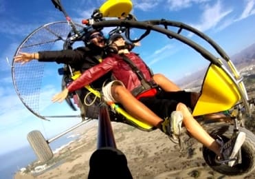 Flying with Paratrike in Gran Canaria