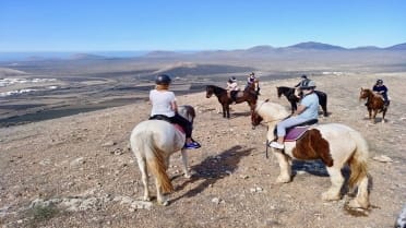 Lanzarote horse riding Tinasoria route