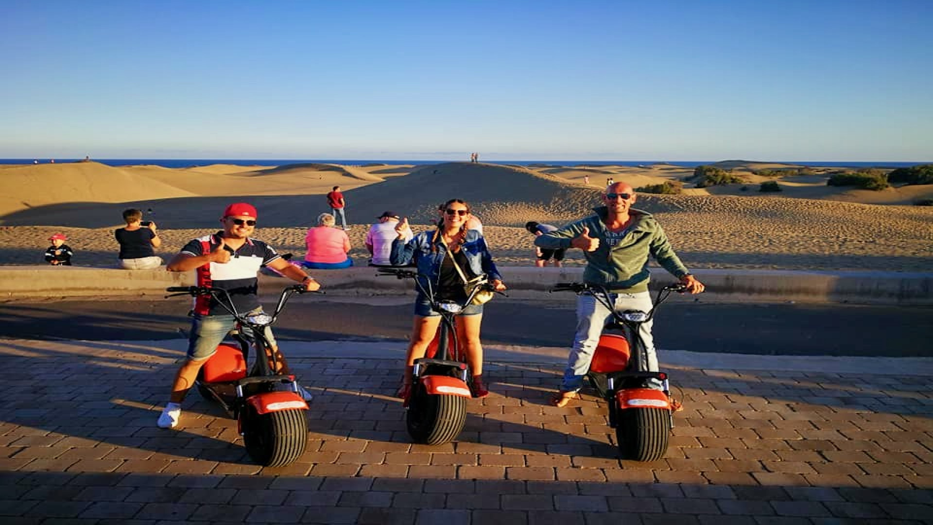 Sunset tour Maspalomas on e-scooter