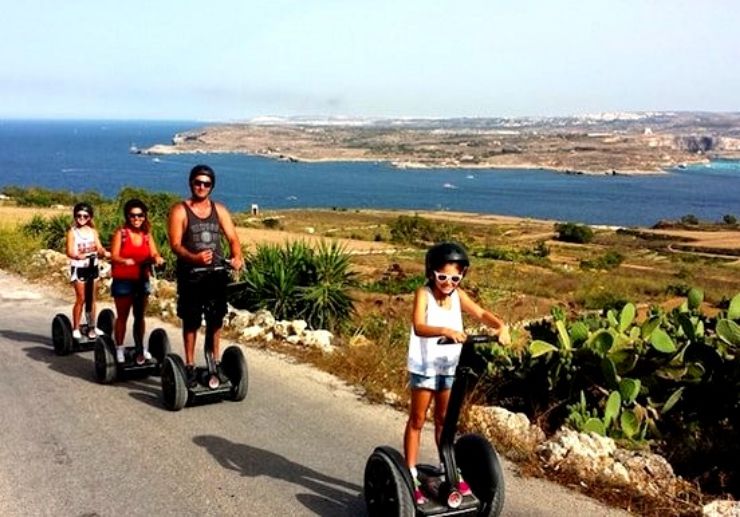 Enjoy beautiful Gozo coastline on segway