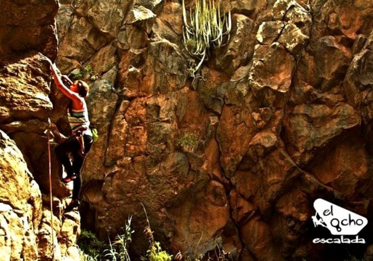 Tenerife lead climbing training