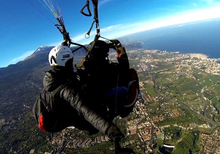 See Tenerife coast via paragliding