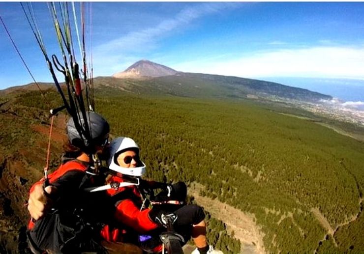 Unique Izaña paragliding in Tenerife