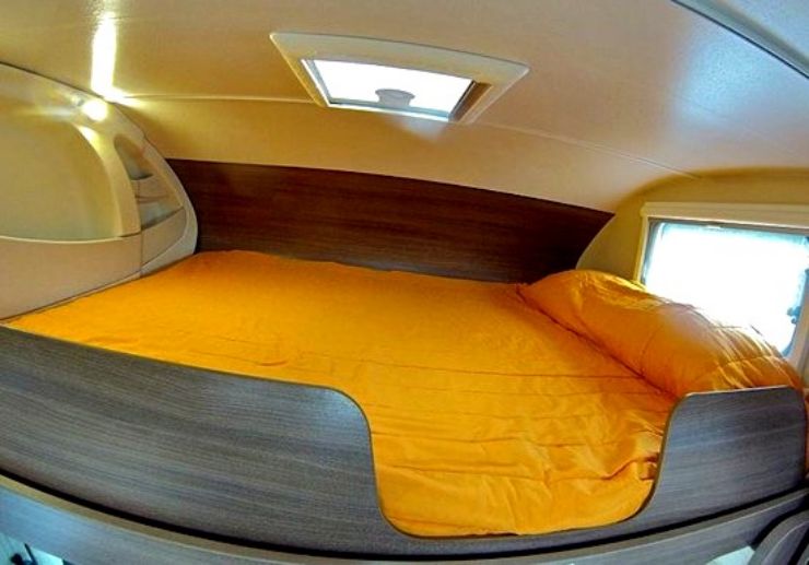 campervan bed for Madeira self-drive tour