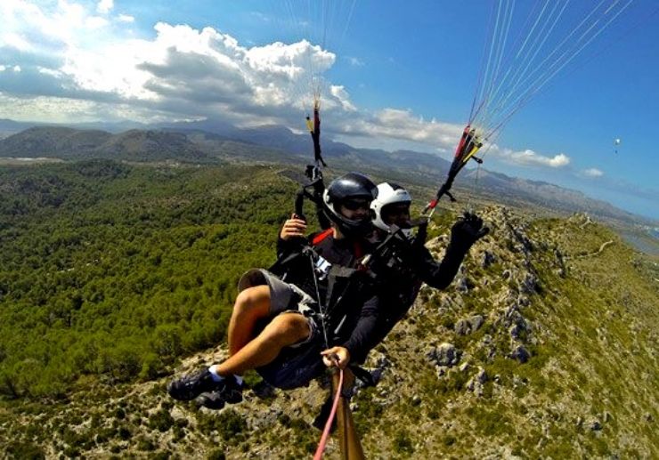 Paragliding in Mallorca Alcudia route