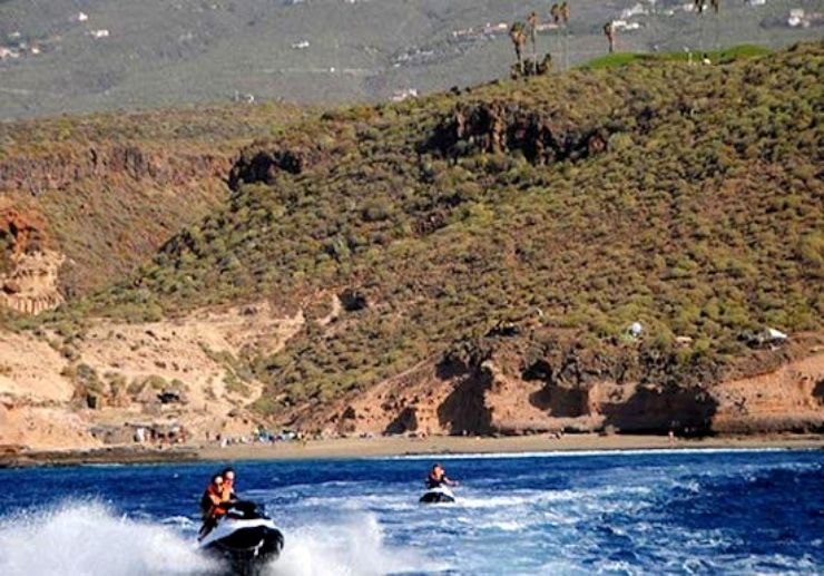 Jet bike safari Tenerife southern coast