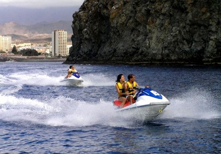 Jet ski safari along Tenerife coastline
