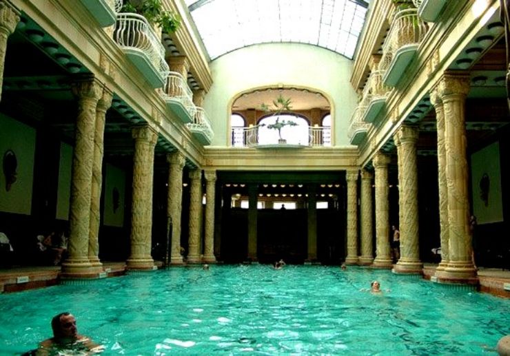 Bathe at Gellért spa indoor pool