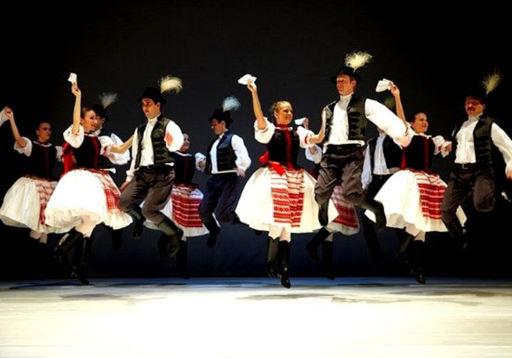 Folk dancing in Hungary