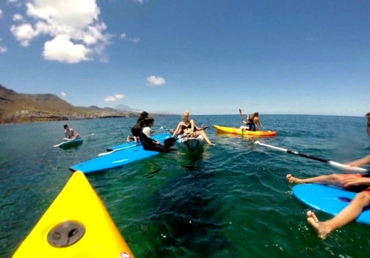 Enjoy SUP and kayak in Punta del Hidalgo