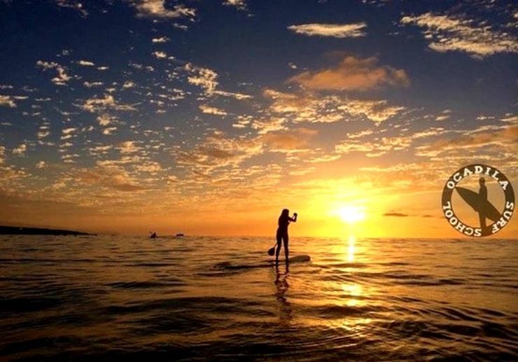 Sunset stand up paddle Punta del Hidalgo
