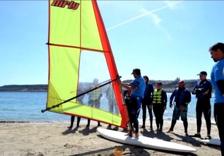 Malta windsurfing lessons