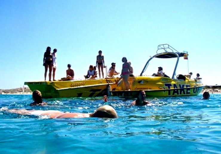 Speedboat adventure in Ibiza