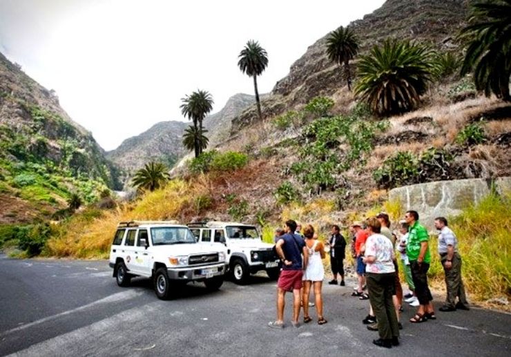 Jeep safari tour to La Gomera north departure