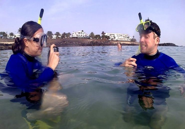Guided snorkelling Costa Teguise