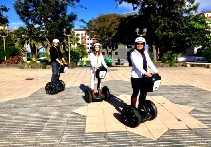 Segway practice session before tour
