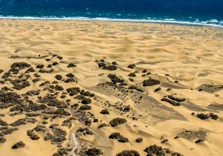 Immense sand dunes of Maspalomas