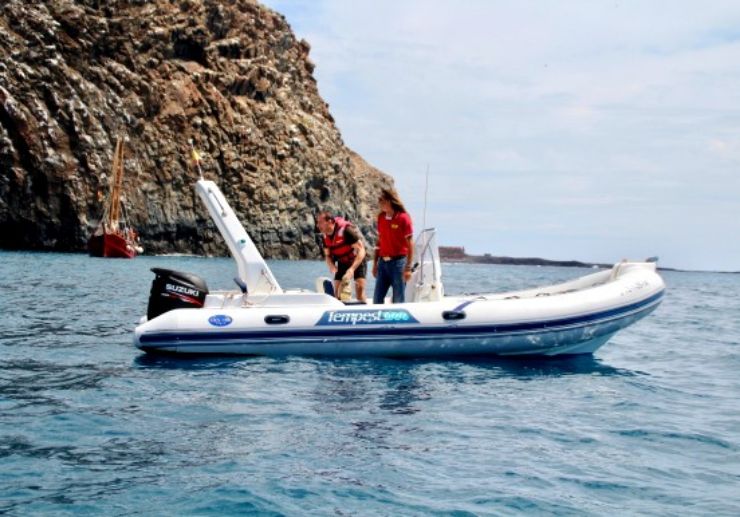 Lanzarote Jet ski safari support boat