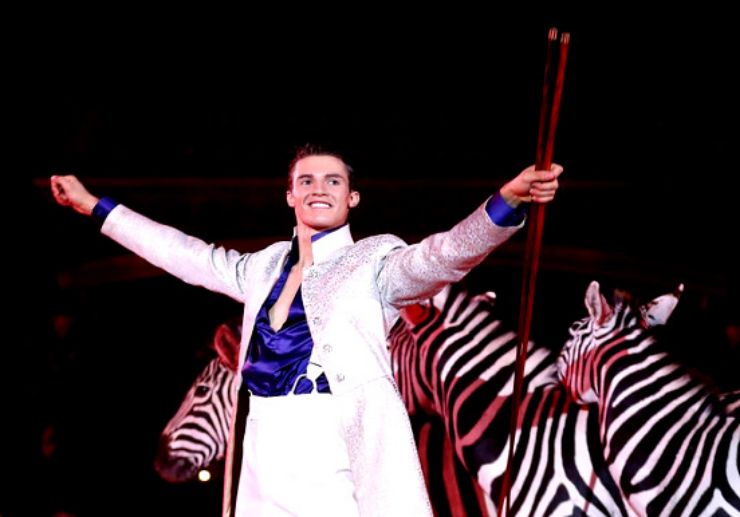 Budapest circus zebra show 
