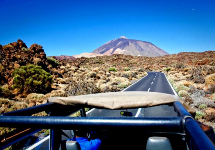 Convertible jeep tour to Teide