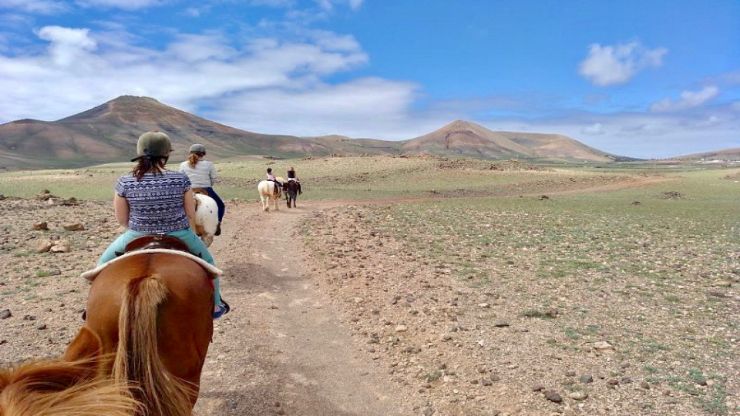 Horseride the interior landscape of Lanzarote