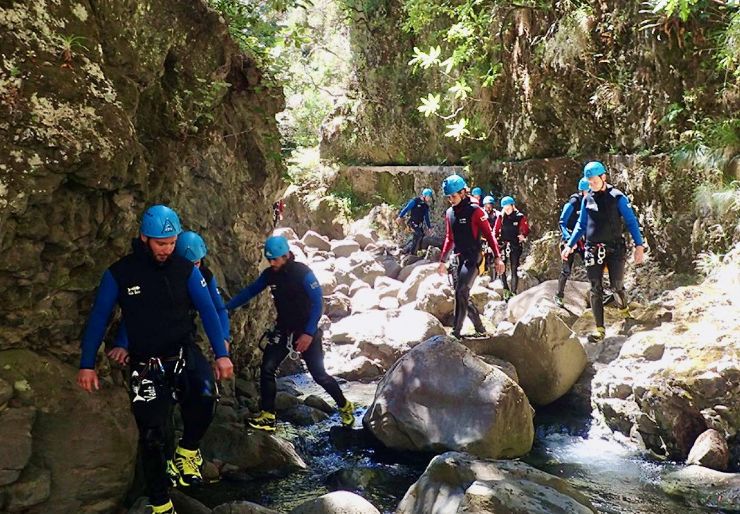 Canyoning adventure in Madeira level 2